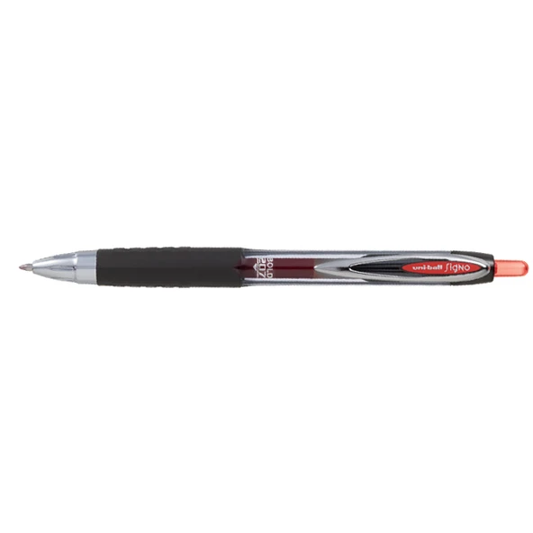 Uni-Ball Roller Kalem(12 li) Signo 207 Bold Jel Bilye Uç Mekanik 1.0 MM Kırmızı UMN-207