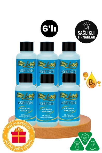 B5-Vitaminli Ekstra Güçlü Oje Çıkarıcı 6'lı Eko Paket - 200 Ml Tırnak Kırılmalarını Önleyici ürün görseli
