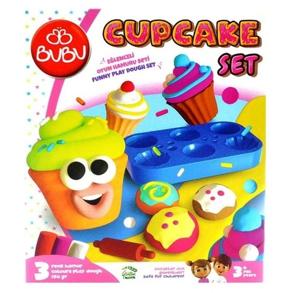 Bu-Bu Oyun Hamuru Seti Cupcake (S) BUBU-OH0021