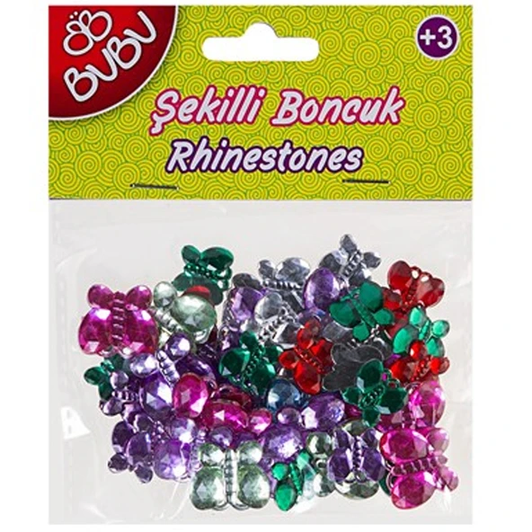 Bu-Bu Şekilli Boncuk Seti 25 Li (Pvc) BUBU00084 ürün görseli