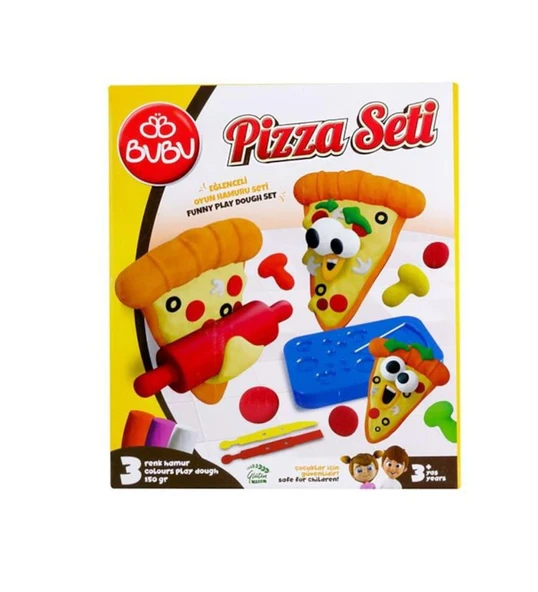 Bu-Bu Oyun Hamuru Seti Pizza (S) BUBU-OH0020
