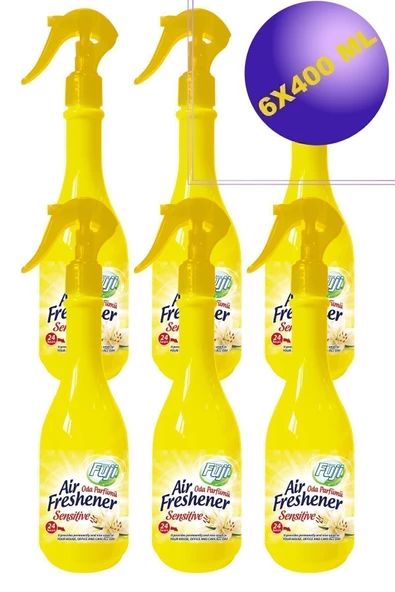 FUJI 6LI Neon Air Oda Kalıcı Kokusu Sensitive Beyaz Zambak Oda Spreyi 400 Ml Oda Kokusu