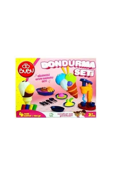 Bu-Bu Oyun Hamuru Seti Dondurma (L) BUBU-OH0009
