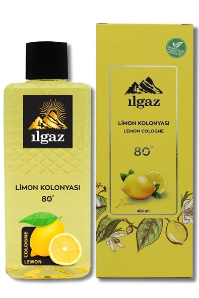 3'lü Limon Kolonyası Seti 400 ml  80°Derece - Elegance Series Dökme Kolonya - 4