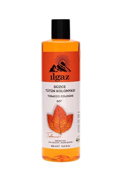 3'lü Tütün Kolonyası Seti - 3 x 400 ml Eau De Cologne - Kalıcı ve Ferahlatıcı Otantik Koku - 3