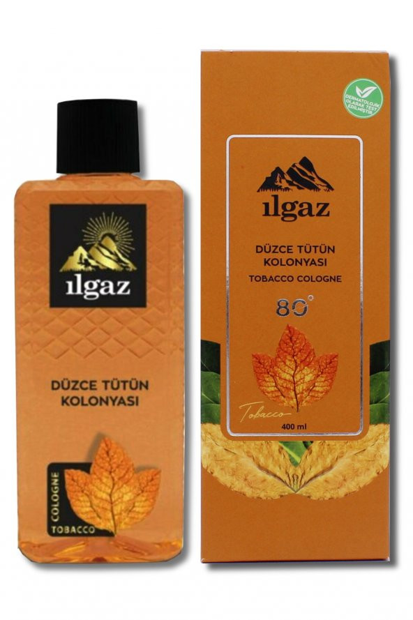 ILGAZ Elegance Series Tütün Kolonyası 400 Ml 60 Derece Eau De Cologne