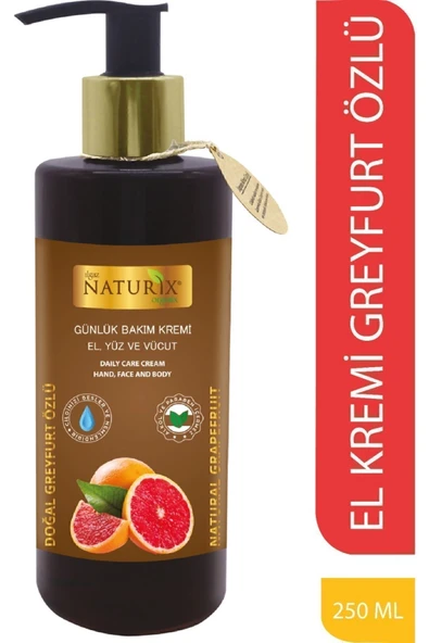 Greyfurt Özlü El, Yüz ve Vücut Bakım Kremi 250 Ml - Nemlendirici ve Onarıcı Vücut Losyonu