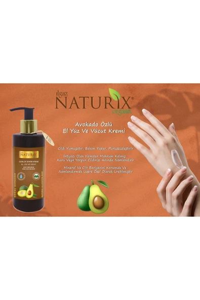 Avokado Özlü El, Yüz ve Vücut Bakım Kremi 250 Ml - Nemlendirici ve Onarıcı Vücut Losyonu - 3