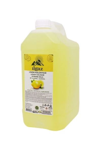 Limon Kolonyası 80 Derece 5 Litre Bidon Kolonya - Ferahlatıcı ve Geleneksel Kolonya - 2