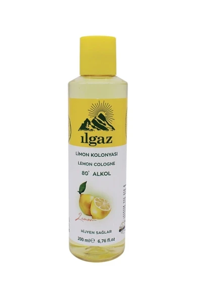 2'li Klasik Limon Kolonyası 80° Derece 200 ml - Ferahlatıcı & Hijyenik Set