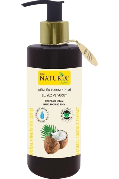 Hindistan Cevizi Özlü El, Yüz ve Vücut Bakım Kremi 250 Ml - 3'lü Eko Paket Nemlendirici ve Onarıcı Vücut Losyonu - 2