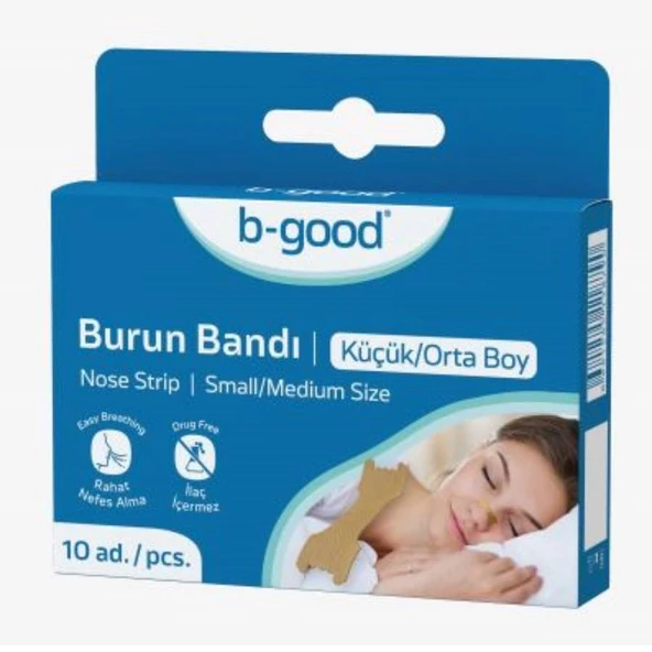 B-Good Burun Bandı Küçük Orta Boy 10'lu