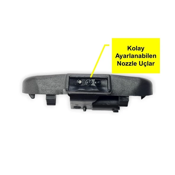 Audi Q7 2007-2009 Isıtmalı Sol Ön Cam Fiskiye Memesi 8J0955987G - 3