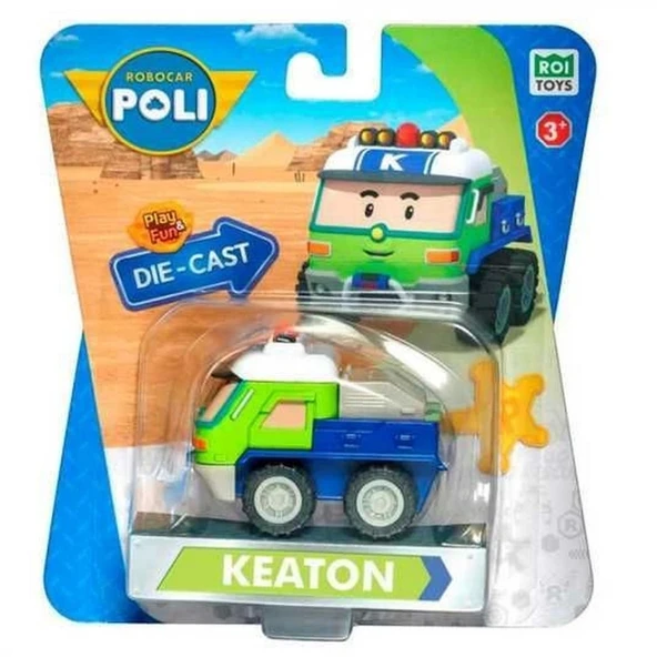 Nessiworld Robocar Poli Metal Araç Karakter Figür Keaton - Resim 2