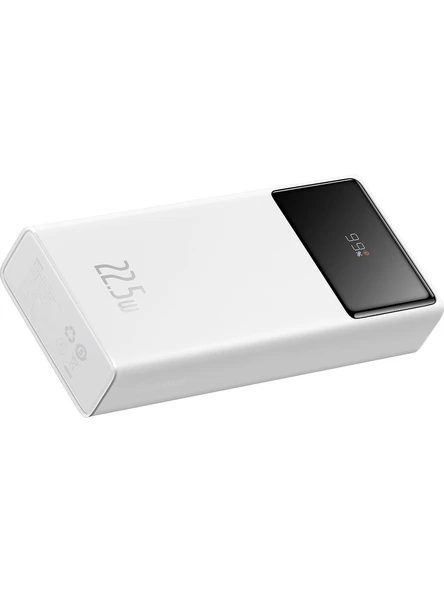 Baseus Star Lord 22.5 W Beyaz 20000 mAh Hızlı Şarj Powerbank - 5
