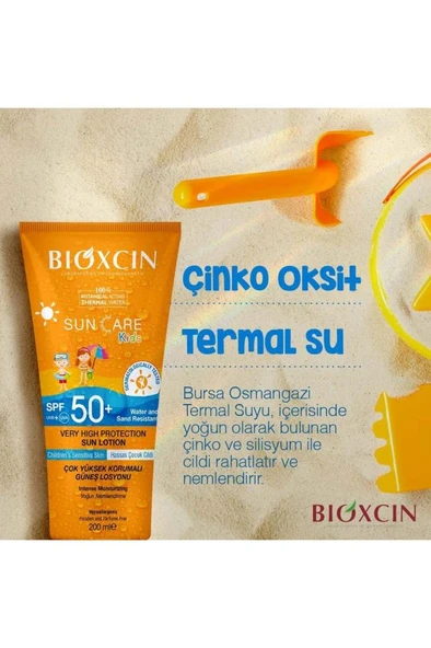 Bioxcin Sun Care Çok Çok Yüksek Korumalı Çocuk Güneş Kremi 50 Spf - % 100 Botanik Aktif 200 ml - 7