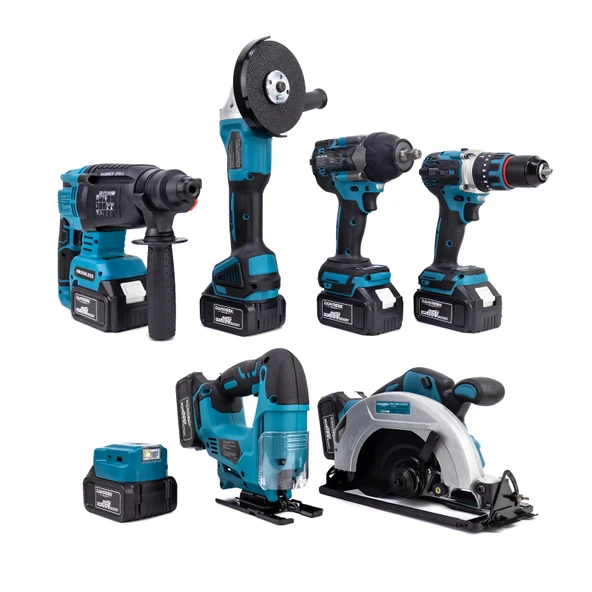 DAWREEK YEDİLİ SET MK800 (POWERBANK&LED+ Ş.Hilti+Ş.spral+S.Sıkma+13mm Ç.Mandren+Ş.Dekupaj+Sunta Kesm - 5