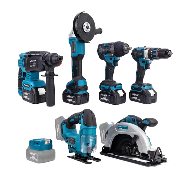 DAWREEK YEDİLİ SET MK800 (POWERBANK&LED+ Ş.Hilti+Ş.spral+S.Sıkma+13mm Ç.Mandren+Ş.Dekupaj+Sunta Kesm - 4