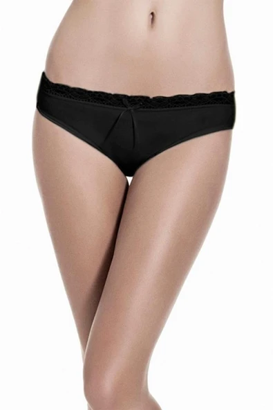 6 Adet Çift Kaplan Bayan Dantelli Bikini Külot 609 - 2