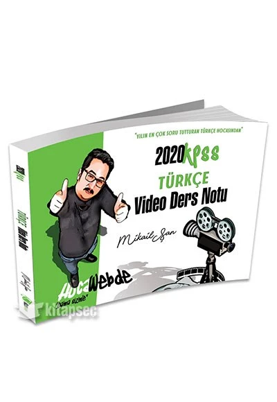 2020 KPSS Türkçe Video Ders Notu Hocawebde Yayınları