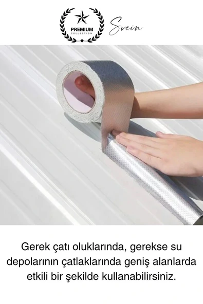 Ekstra Güçlü 2 mt Dış Cephe Su Geçirmez Sakız Bant Sızıntı Çamur Bandı Sızdırmaz 3 Adet - 2