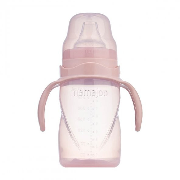 Mamajoo 270ml Kulplu Eğitici Bardak Seti / Powder Pink - 2