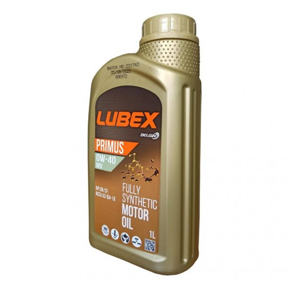Lubex Primus MV 0W-40 1 Lt Tam Sentetik Motor Yağı (2 Adet) - 5