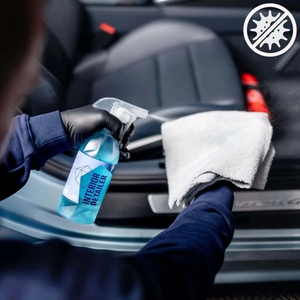 GYEON Q²M İnteriorDetailer Araç İçi Bakteri Virüs Temizleyici - 1000 ml -Alkol Bazlı Dezenfektan - 4
