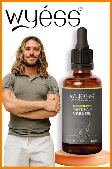 Erkek Saç Bakım Yağı - Dökülme Karşıtı, Saç Çıkarıcı & Besleyici Etki, E & A Vitaminli 50 ml