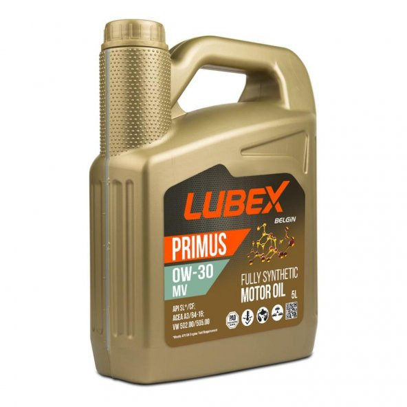 Lubex Primus MV 5W-30 5 Lt Tam Sentetik Motor Yağı (4 Adet) - 2