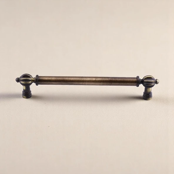 Defne Metal Eskitme Antik Sarı Kulp 160 mm Mobilya Çekmece Mutfak Dolabı Dolap Kulpları Kulb Kulpu - 3