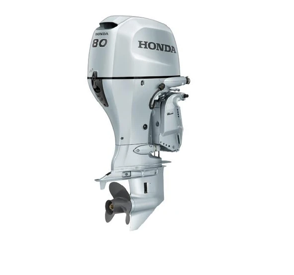 Honda BF 80 AK1 LRTU Uzun Şaft Marşlı&Trimli Direksiyon Sistemli  4 Zamanlı Deniz Motoru
