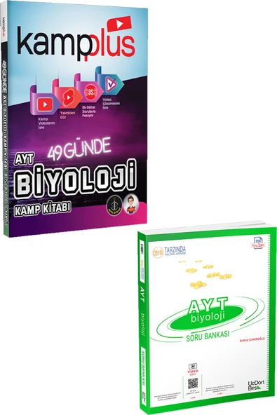 Tonguç Kampplus 49 Günde Ayt Biyoloji Kampı - Üç Dört Beş Yayınları Ayt Biyoloji Soru