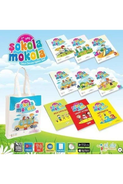 Yayınları Şokola Mokola Okul Öncesi Eğitim Seti 3+ Yaş (9 Kitap)