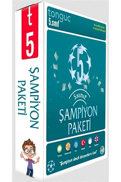 Tonguç Yayınları 5. Sınıf Şampiyon Paketi / Kolektif / Tonguç Akademi / 8683781816378