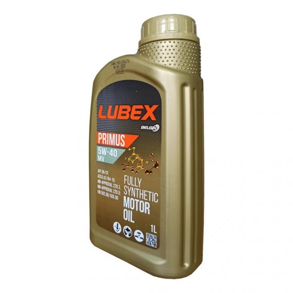 Lubex Primus MV 5W-40 1 Lt Tam Sentetik Motor Yağı (4 Adet) - 4
