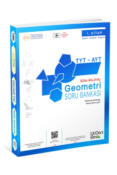 Tyt-ayt Geometri Soru Bankası (1. KİTAP) 2023 Yeni Baskı