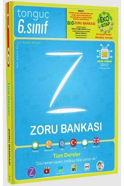 Tonguç 6. Sınıf Tüm Dersler Eko Zoru Bankası