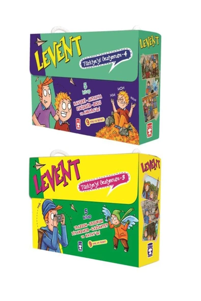 Timaş Levent Türkiye Yi Geziyorum Serisi 3. Ve 4. Set (10 Kitap)