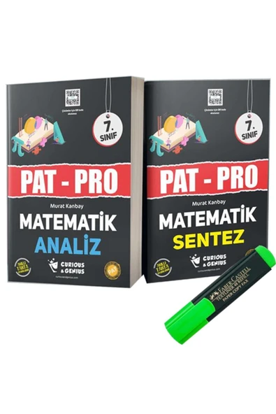 7.sınıf Pat-pro Matematik Seti (Analiz – Sentez)