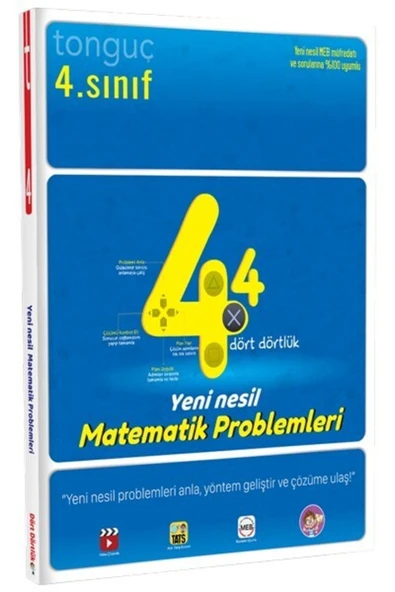 4. Sınıf Tüm Dersler Zoru Bankası + 0'dan 4'e + Dört Dörtlük Matematik Problemleri - 3