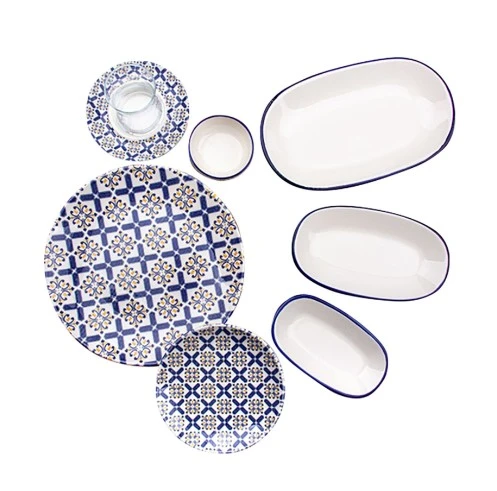 Tulu DB310 Klasik 36 Parça Porselen Kahvaltı Seti