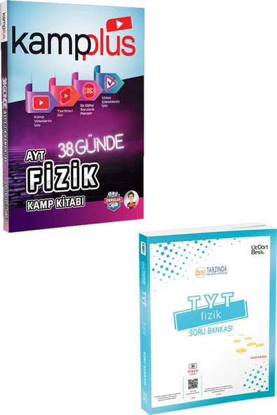Tonguç Kampplus 38 Günde Ayt Fizik Kampı - Üç Dört Beş Yayınları Tyt Fizik Soru