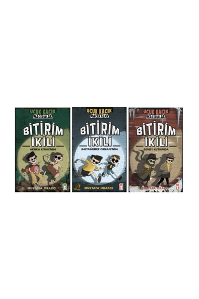 Bitirim Ikili'nin Uçuk Kaçık Maceraları 3 Kitap Timaş Yayınları