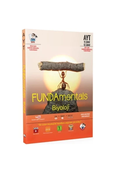 Ayt 11. Sınıf 12. Sınıf Fundamentals Biyoloji Konu Anlatımlı Soru Bankası Tonguç Yayınevi