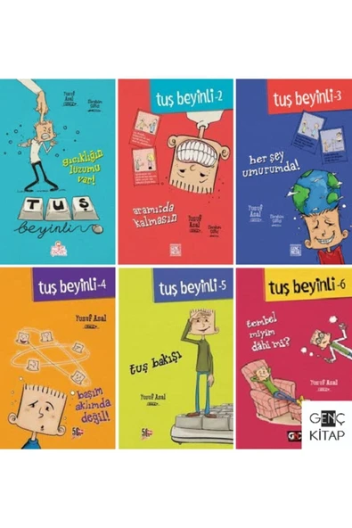 Tuş Beyinli 6 Kitap Set Yusuf Asal