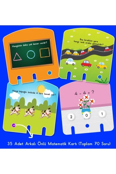 3-6 Yaş Stickerli Sudoku Ve Cırt Cırtlı Matematik Kitabım - Kaliteburda Avm - 3