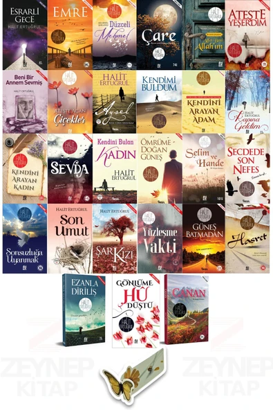 Halit Ertuğrul Arayış Serisi 27 Kitap Set(Özel Tasarım Kelebek Ayraç Hediye)