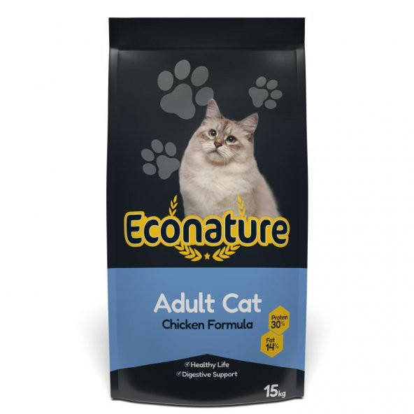 Econature Tavuklu Yetişkin Kedi Maması 15 Kg - 2