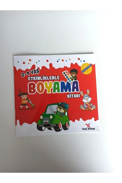 2-4 Yaş Eğlenceli Etkinliklerle Boyama Kitabı Seti (3 Kitap) - 3